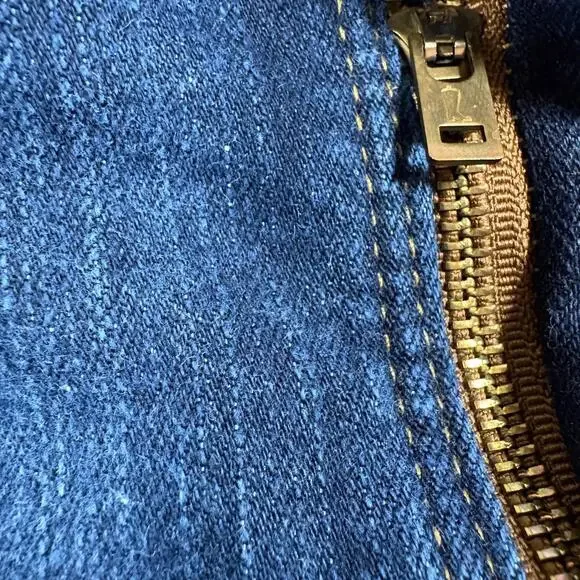 Wrangler Q-Baby Womens Jeans Size 15/16x34 Blue Denim Mid Rise Stretch Bootcut - Picture 5 of 13